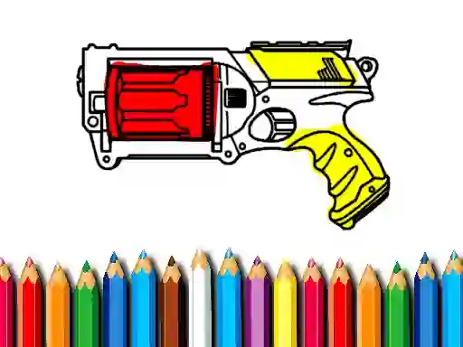 Игра Back To School: Nerf Coloring Book онлайн