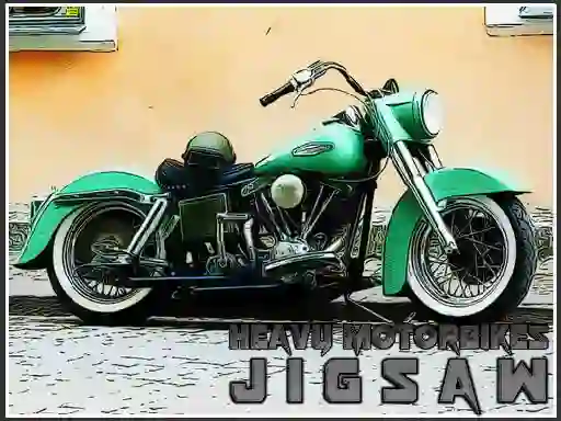 Игра Heavy Motorbikes Jigsaw онлайн