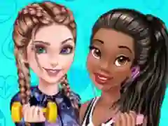Игра Princesses Workout Buddies онлайн
