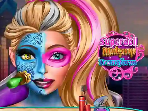Игра Super Doll Makeup Transform онлайн