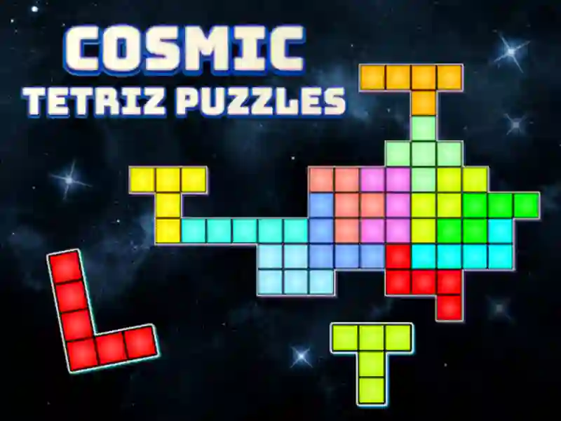Игра Cosmic Tetriz Puzzles онлайн
