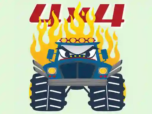 Игра Monster Trucks Coloring Pages онлайн