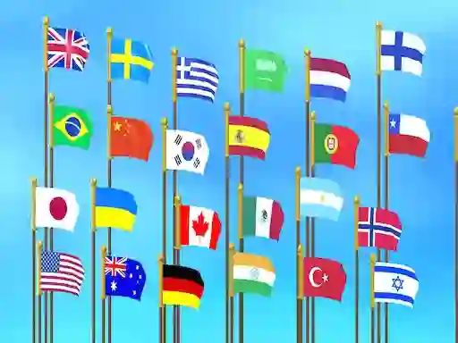 Игра Flag Puzzle Jam: Collect Flags онлайн