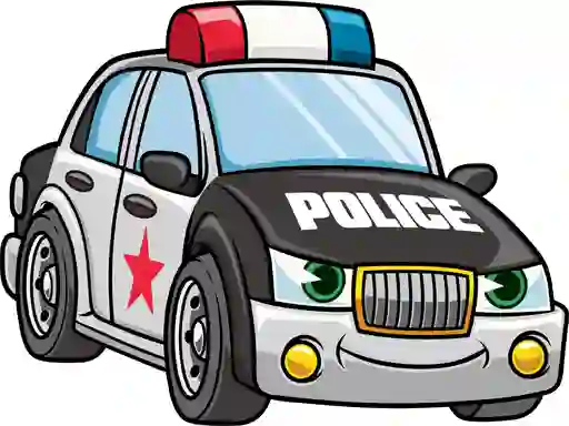 Игра Cartoon Police Cars онлайн