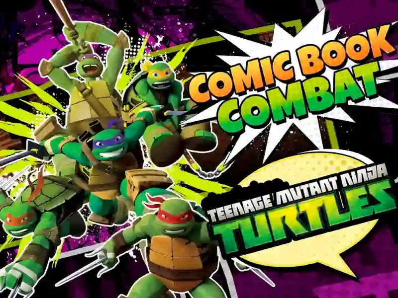 Игра Teenage Mutant Ninja Turtles Comic book Combat онлайн