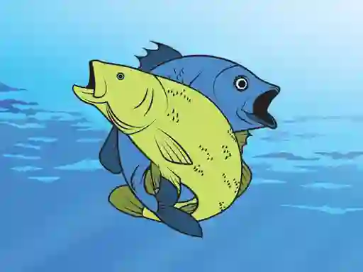 Игра Friendly Fish Coloring онлайн