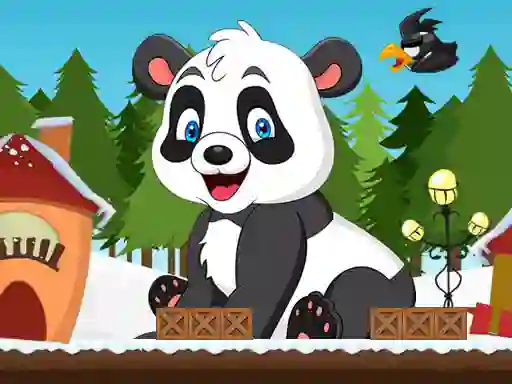 Игра Christmas Panda Adventure онлайн