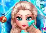 Игра Ice Queen New Year Makeover онлайн
