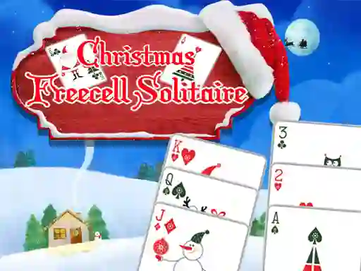 Игра Freecell Christmas Solitaire онлайн