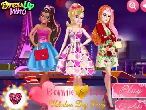 Игра Bonnie and BFFs Valentine Day Party онлайн