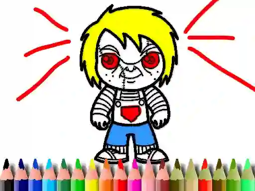 Игра Scary Boy Coloring Book онлайн