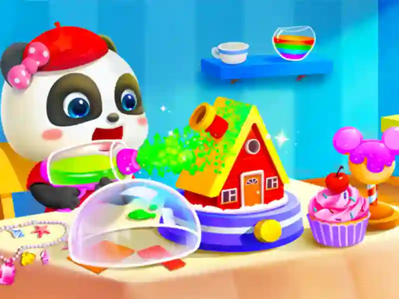 Игра Baby Panda Kids Crafts DIY онлайн