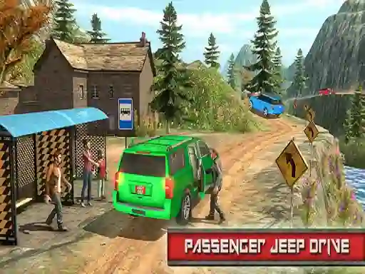Игра Jeep Passeger Offroad Mountain Simulation Game онлайн