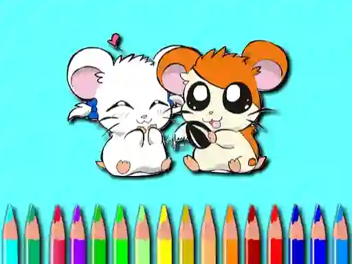 Игра Hamster Coloring Book онлайн