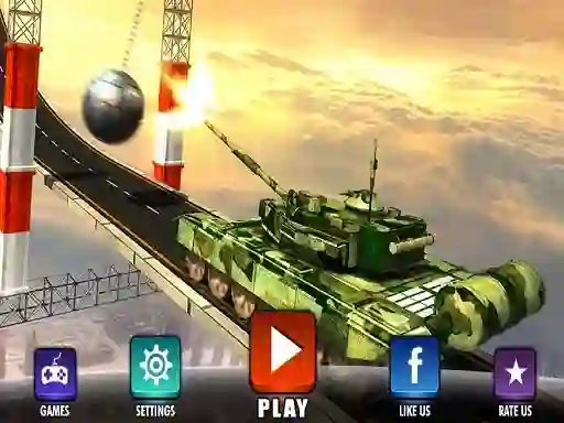 Игра Impossible Army Tank Driving Simulator Tracks онлайн