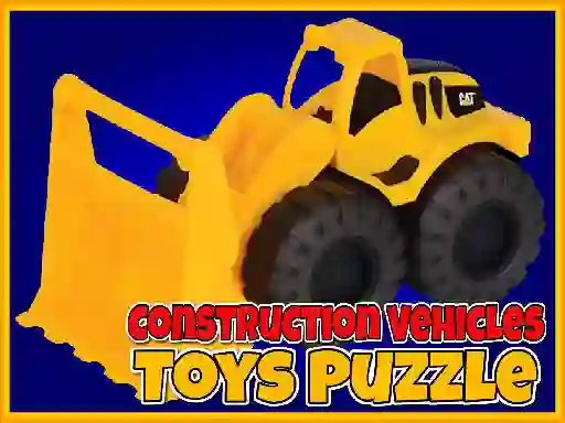 Игра Construction Vehicles Toys Puzzle онлайн