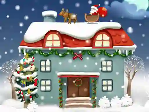 Игра Christmas Rooms Differences онлайн