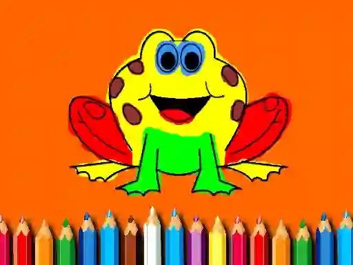 Игра Back To School: Frog Coloring Book онлайн
