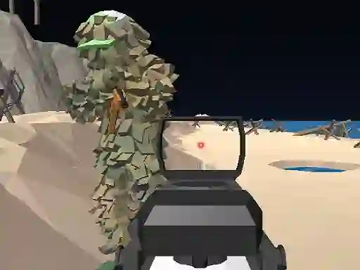 Игра Beach Assault Gungame Survival онлайн