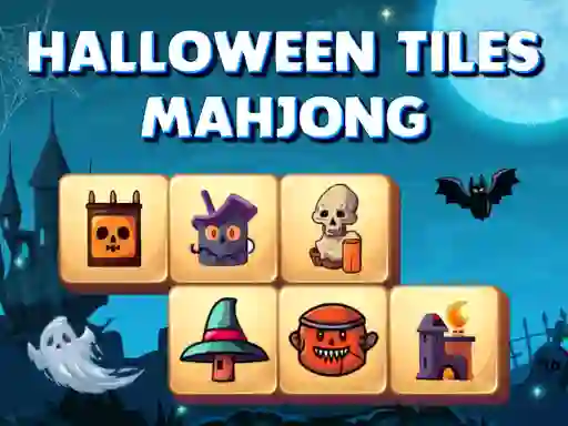 Игра Halloween Tiles Mahjong онлайн