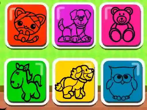Игра Easy Kids Coloring Game онлайн