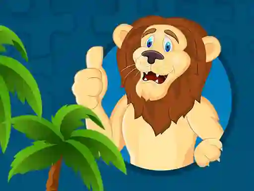 Игра Strong Lions Jigsaw онлайн