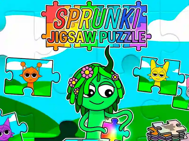 Игра Sprunki Jigsaw Puzzle онлайн