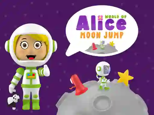 Игра World of Alice Moon Jump онлайн