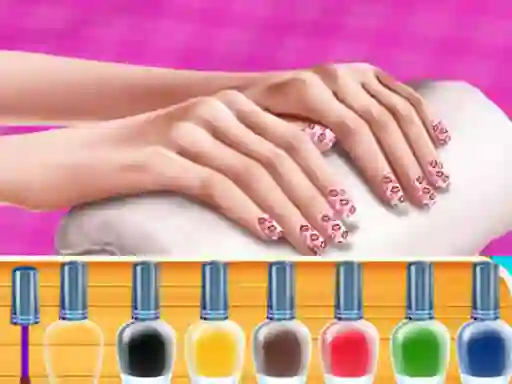 Игра Elsa's Fashion Nail Art DIY Blog онлайн