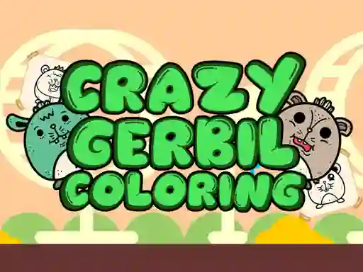 Игра Crazy Gerbil Coloring онлайн