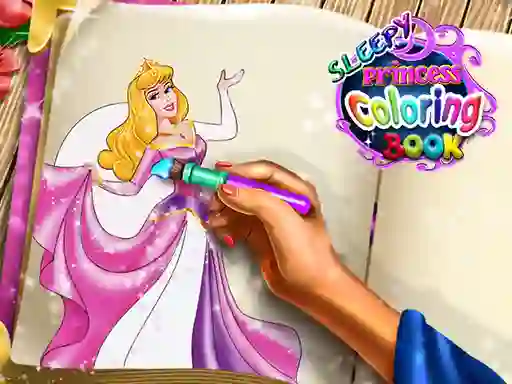 Игра Sleepy Princess Coloring Book онлайн