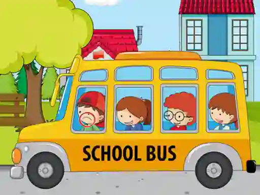 Игра School Bus Differences онлайн