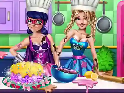 Игра SuperHero Cooking Contest онлайн