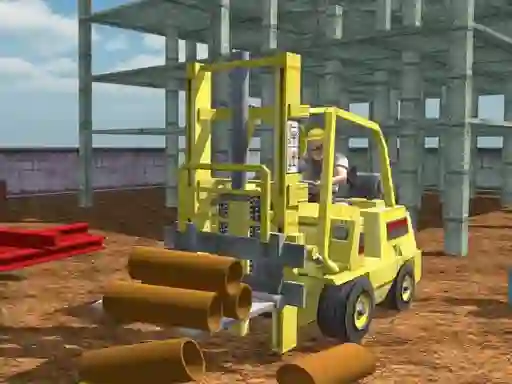 Игра Forklift Drive Simulator онлайн