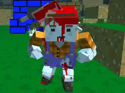 Игра Pixel Gun Apocalypse 4 Zombie Invazion онлайн