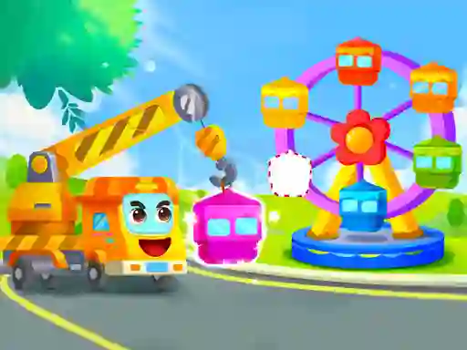 Игра Little Panda Truck Team онлайн