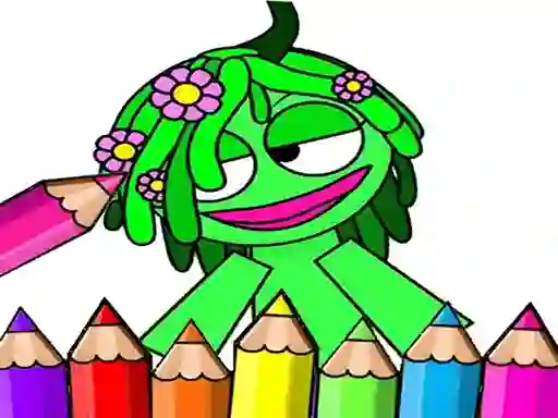 Игра Sprunki Coloring Music Anime онлайн