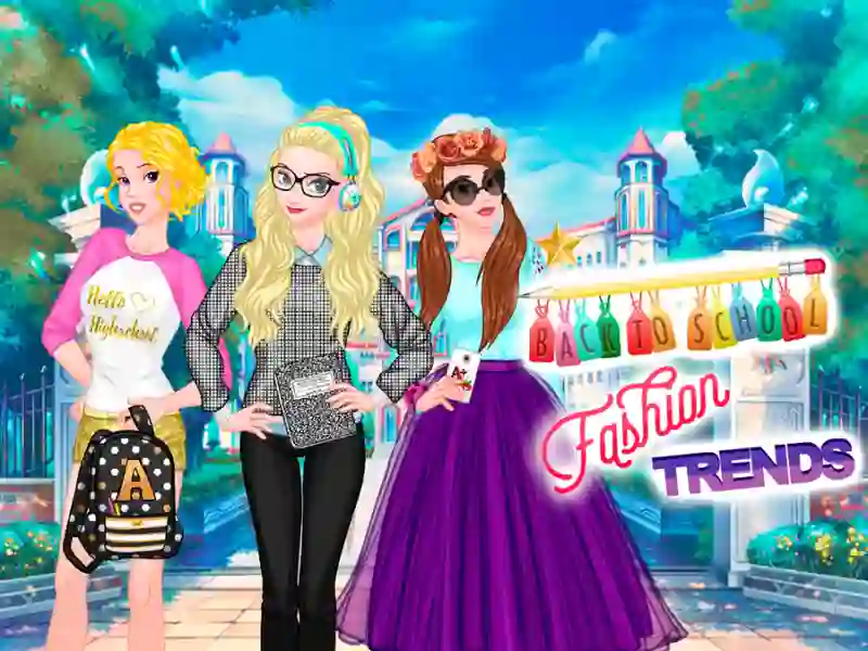 Игра Back To School Fashion Trends онлайн