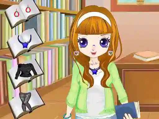 Игра Library Girl Dressup онлайн