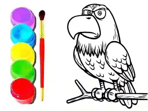 Игра Eagle Coloring Book онлайн