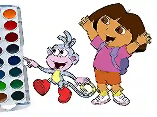 Игра Cute Girl Coloring Book онлайн