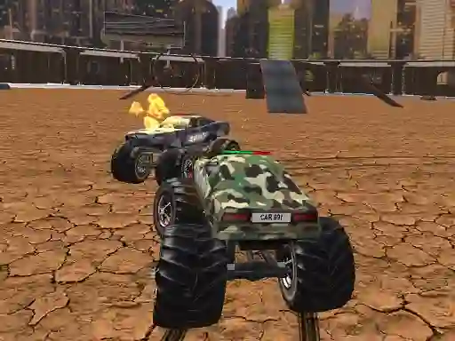 Игра Demolition Monster Truck Army онлайн
