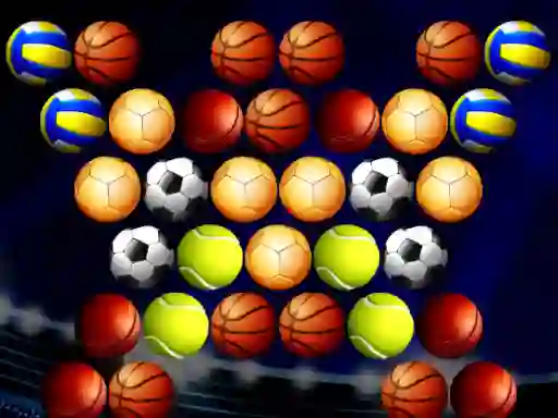 Игра Bubble Shooter Golden Football онлайн