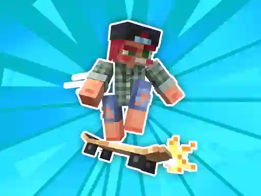 Игра Noob and Pro Skateboarding онлайн