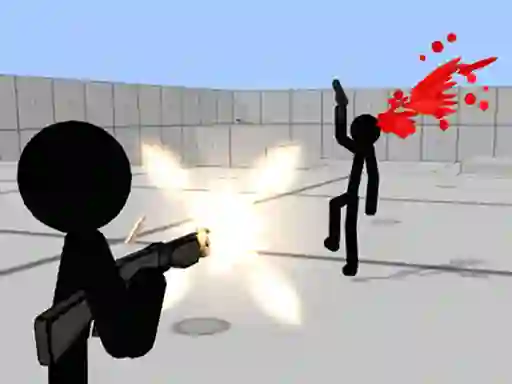 Игра Stickman Gun Shooter 3D онлайн