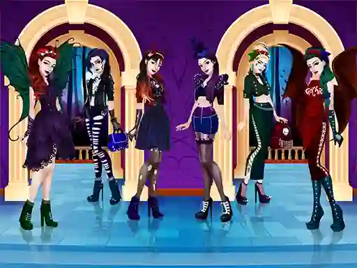 Игра Gothic Dress Up онлайн