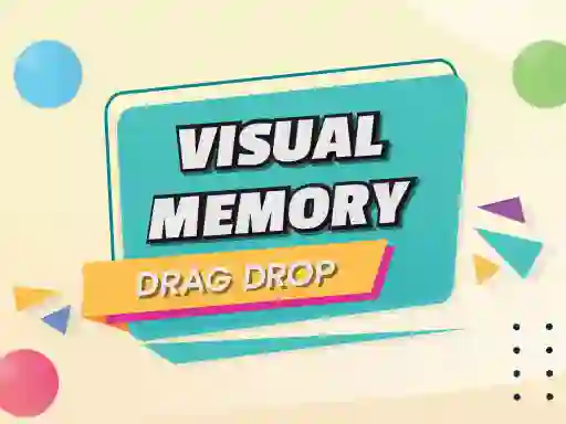 Игра Visual Memory Drag Drop онлайн