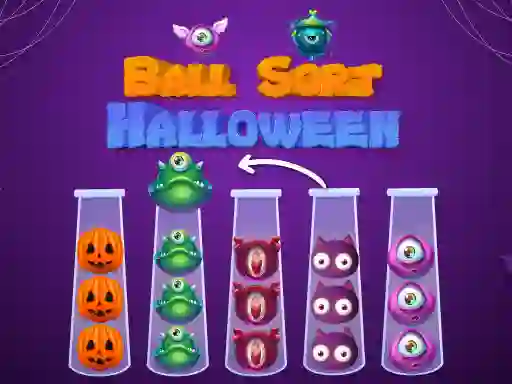 Игра Ball Sort Halloween онлайн