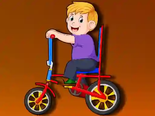 Игра Cartoon Bike Jigsaw онлайн