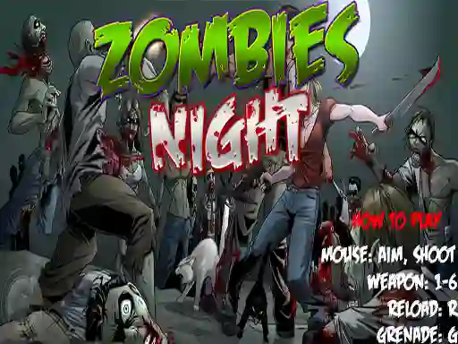 Игра Zombies Night онлайн